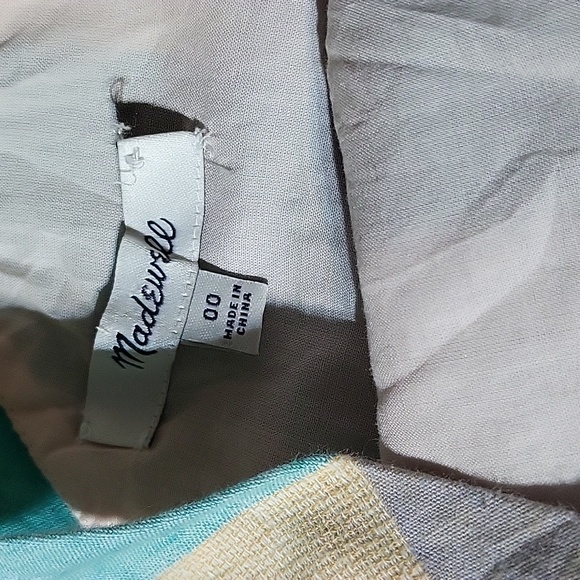 Madewell Rainbow Plaid Button Dress - Picture 6 of 6